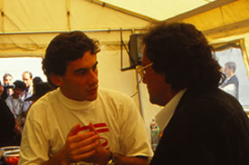 Giancarlo Minardi e Ayrton Senna